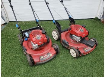 Two Toro Recycler 22' Gas Powered Lawnmowers