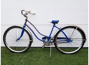Vintage Blue Rollfast American Flightweight Women's Bicycle