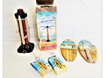 Two Tiki Toss Classic Island Hook And Ring Toss  Games By Mellow Militia