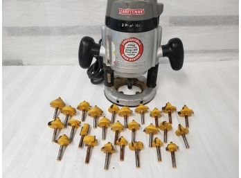Craftsman Model 315175342 Router With Router Bits