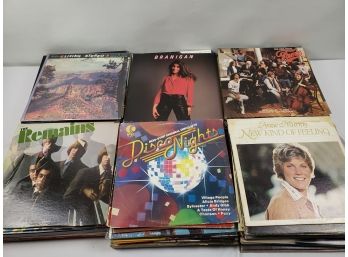 96 Vintage Easy Listening Records, Jim Croce, Carole King, The Bee Gees, Broadway Sound Tracks And More
