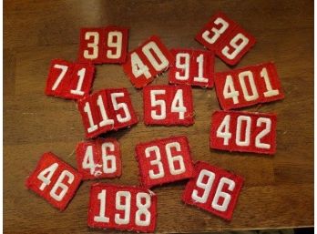 Assorted Number Patches