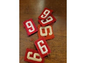 9 Or 6 Number Patches