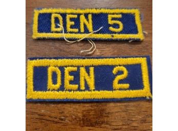 Cub Scout Den Patches 2 & 5