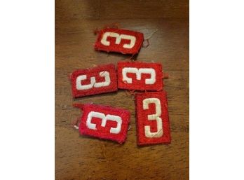 Number 3 Patches