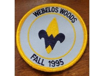 Webelos Woods Fall 1995 Patch