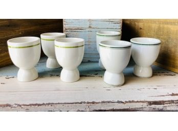 Collection Of 6  Diner Style Egg Cups