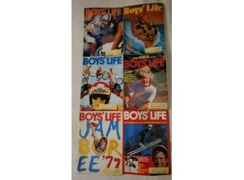 Six Issues Of Boy's Life Magazine 1977