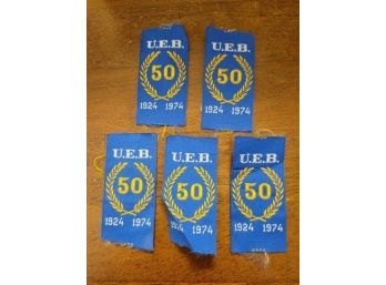 Five 50 1924-1974 Patches