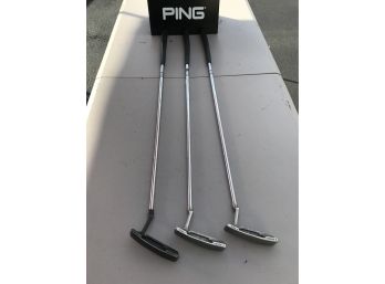Three Ping 35” Asner 2 Putters