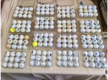 Collection Of Golf Balls From Around The Country #1