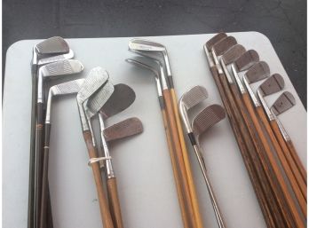 Beckley Rolston Wallopers Irons And Other Misc Wooden Shaft Clubs