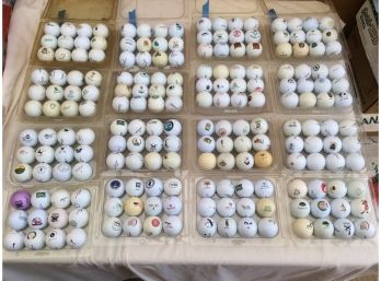 Collection Of Golf Balls From Around The Country #2