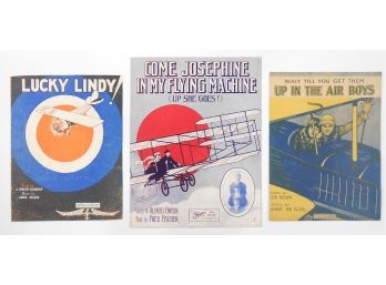 Early Airplane Related Sheet Music