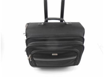 Executive Carrying Case On Rollers, With Collapsible Handle