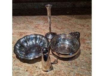 Lot Of Vintage Silver Plate Items