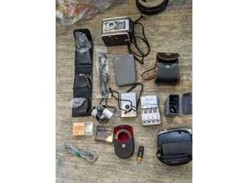 Great Collection Of Vintage Camera Equipment