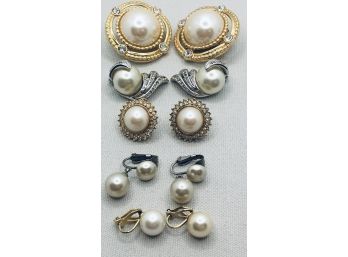 Pearlized And Cultured Pearl Earring Selection