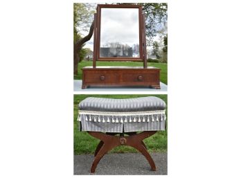 Dresser Top Vanity And Stool