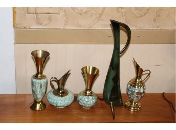 Vintage Decorative Brass Enamel Lot