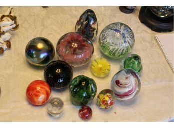 Glass Paperweight Lot