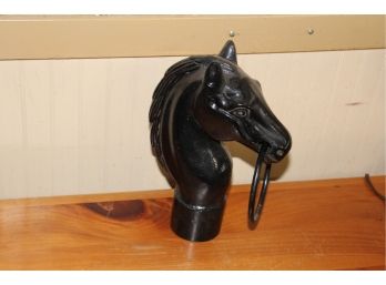 Cast Iron Horse Head Hitching Post