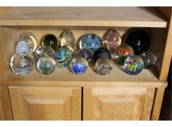 Art Glass Paperweight Lot