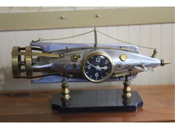 Awesome Steam Punk Pendulux Nautilis Submarine Clock