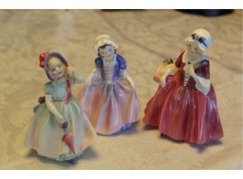 3 Smaller Royal Doulton Figurines