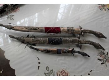 3 Persian Style Swords Dagger