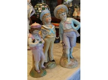 3 Bisque Figurines