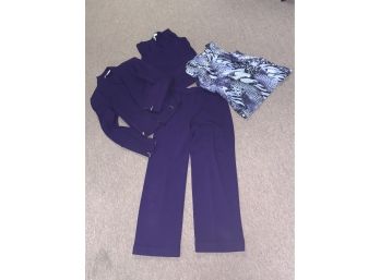 Purple Knit St. Johns 4 Piece Set