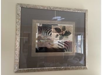 Striking Framed Print ~ Botanical Overlay ~