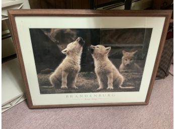 Sweet Baby Fox Brandenburg First Song Print