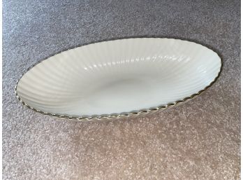 Elegant Vintage Lenox Low Scalloped Bowl