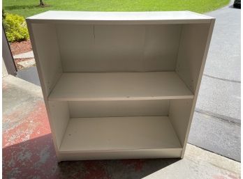 White Laminate Spare Bookcase