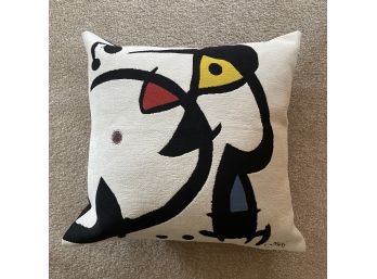 Great Abstract Miro Art Pillow