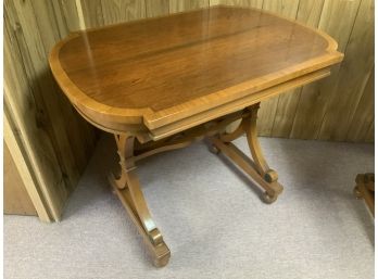 Elegant Antique Inlaid Empire Table