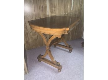 Gorgeous Antique Empire Inlaid Wood Table