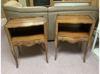 Vintage John Widdicomb Open End Tables