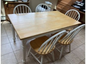 Kitchen Table With Five Chairs