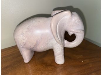 Polished Carved Stone Elephant Made In Kenya