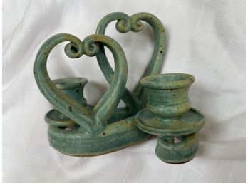 Precious Sweetheart Ceramic Candle Holder