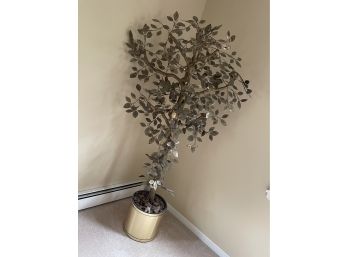 Beautiful Metal ~ Penny Plant ~ Potted Tree