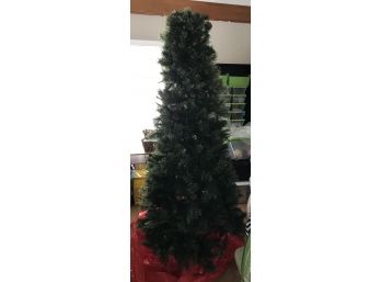 Tall Artificial Pre-Lit Christmas Tree