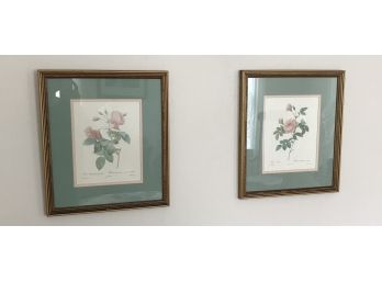 Pair Of Floral Prints