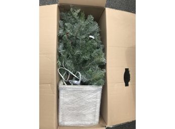 Pre-Lit Frosted Woodland Porch Tree - New In Box