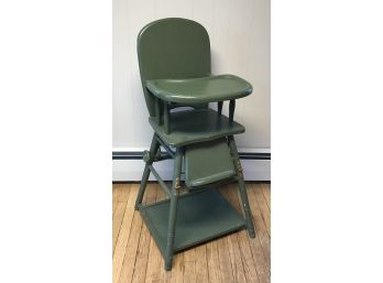 Painted Convertible Child's Chair/Desk