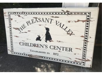 'Pleasant Valley Children's Center' Sign