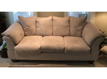 Linen Colored Microfiber Couch